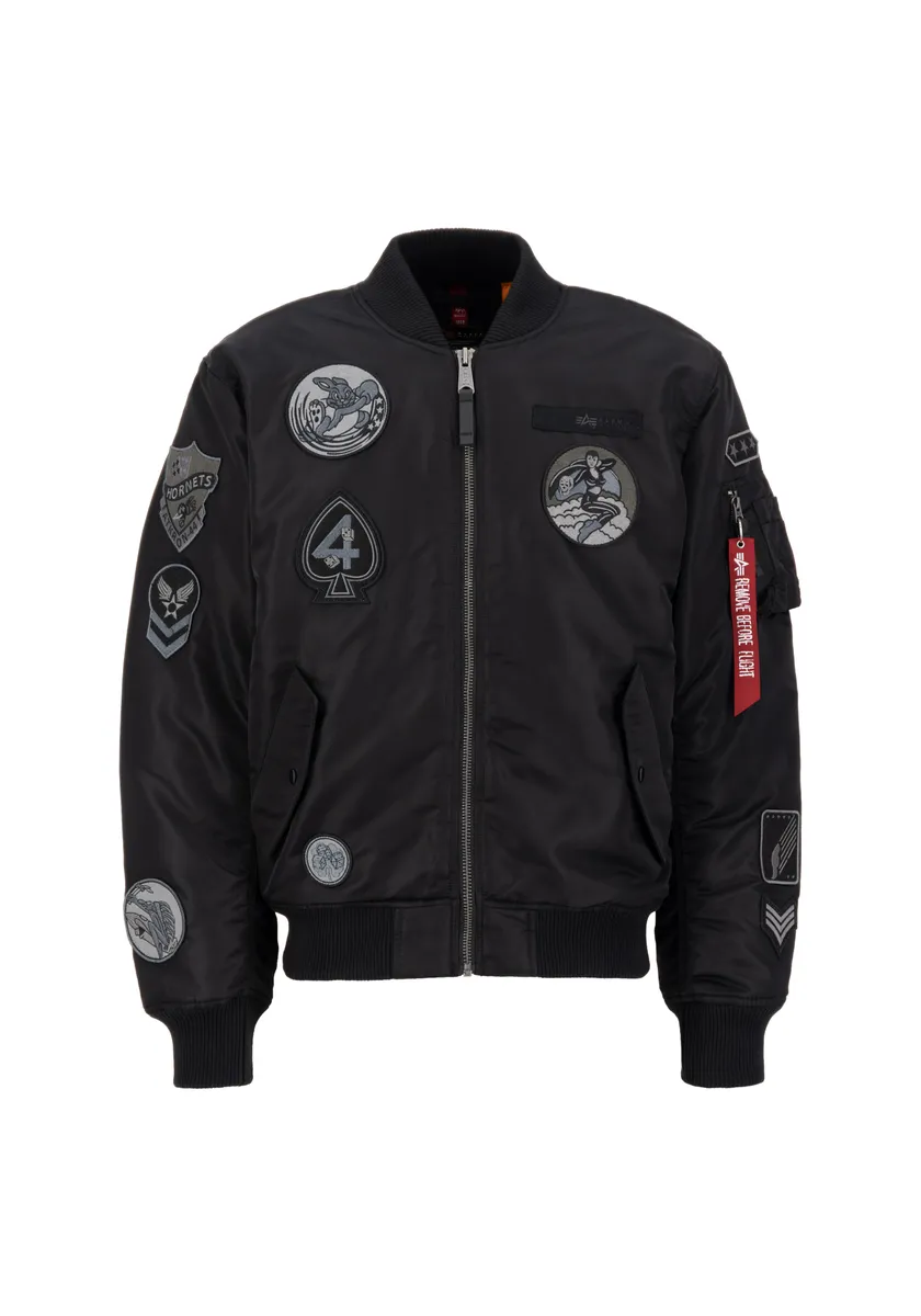 

Куртка-бомбер Alpha Industries " Alpha Industries Мужчины - Куртки-бомберы MA-1 Patch", черный