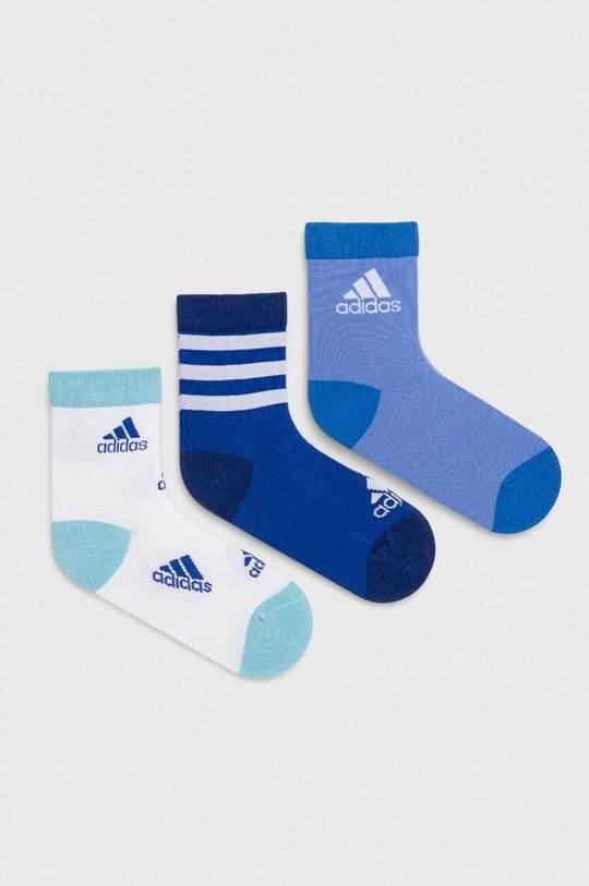 3 пары детских носков adidas Performance, синий