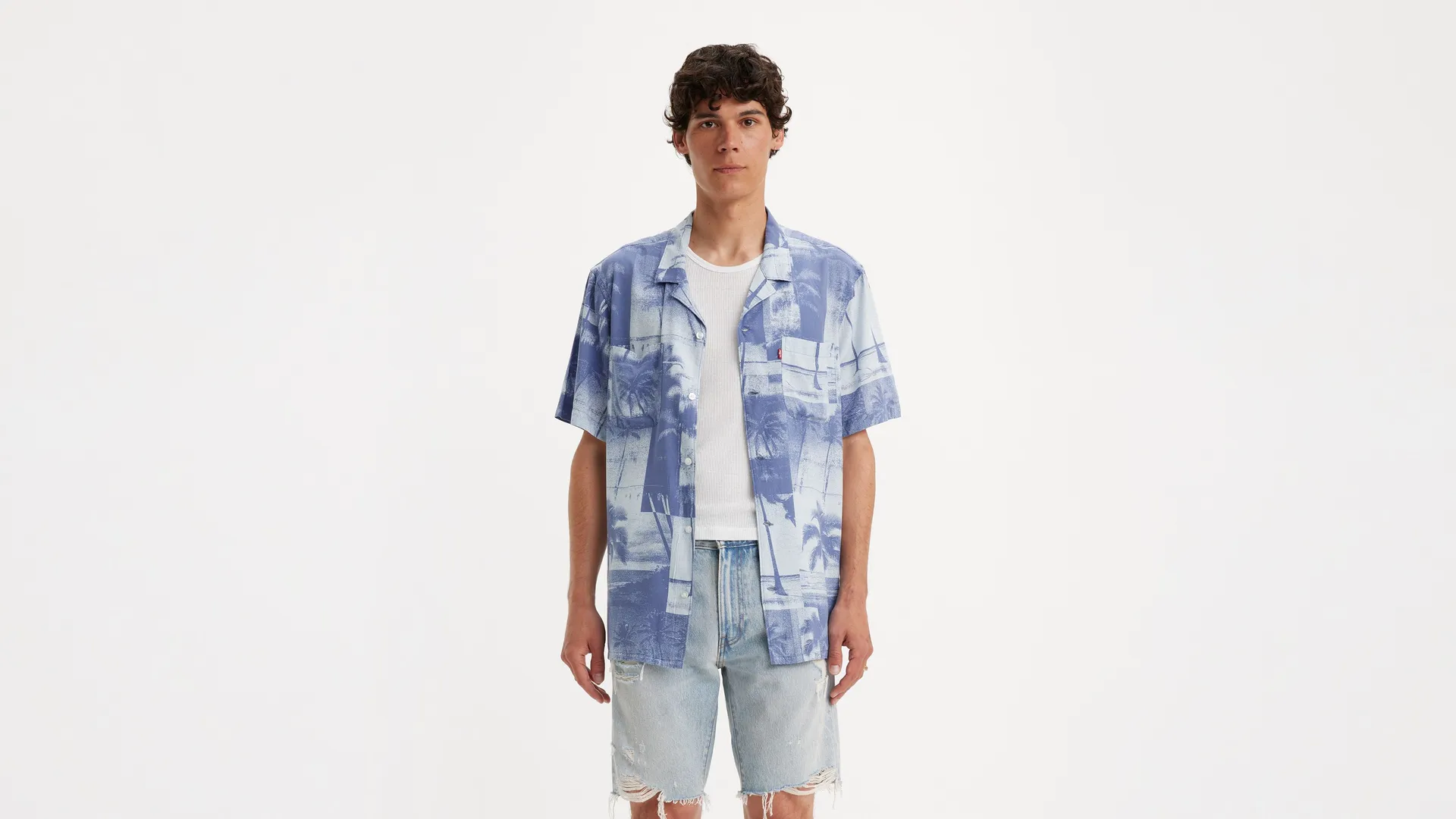 

Классическая походная рубашка Levi's, синий