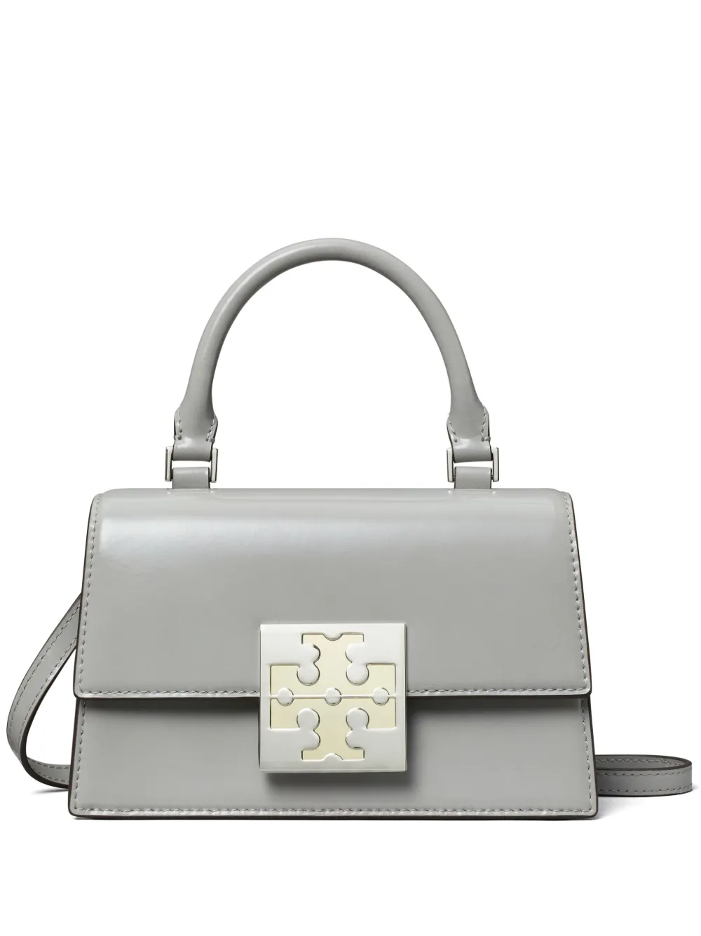 

Сумка-тоут Bon Bon Spazzolato размера мини Tory Burch, серый