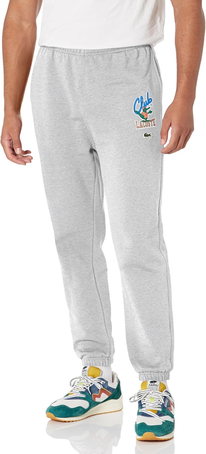 Lacoste мужские спортивные штаны Club Graphic, Argent Chine