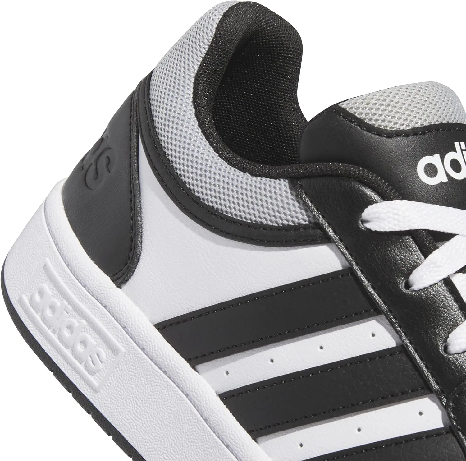 Мужские кроссовки Adidas Hoops 3.0 Low Classic Vintage, Cloud White Core Black Grey Two — фото 4