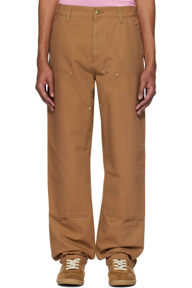

Коричневые брюки с двойным коленом Carhartt Work In Progress