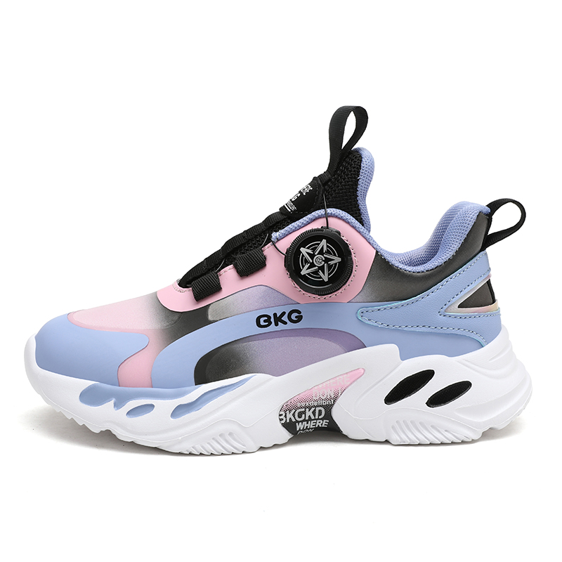 

Дышащие низкие детские кроссовки для бега BKG, фиолетовый