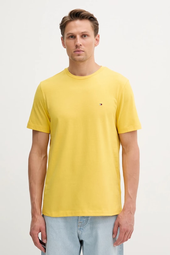 

Хлопковая футболка Tommy Hilfiger, желтый