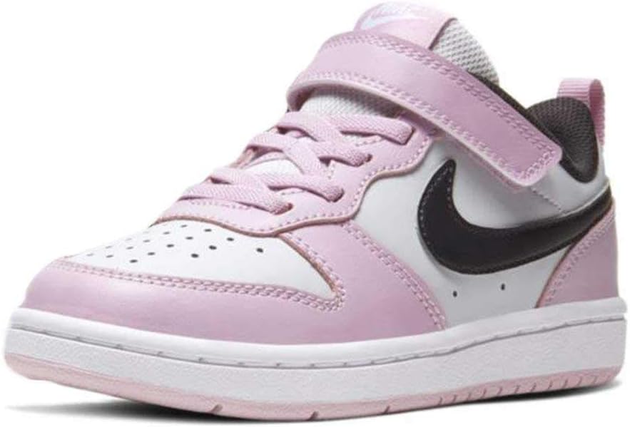 Кроссовки Nike Boys Court Borough Low Recraft (для больших детей), белый/черный — фото 2