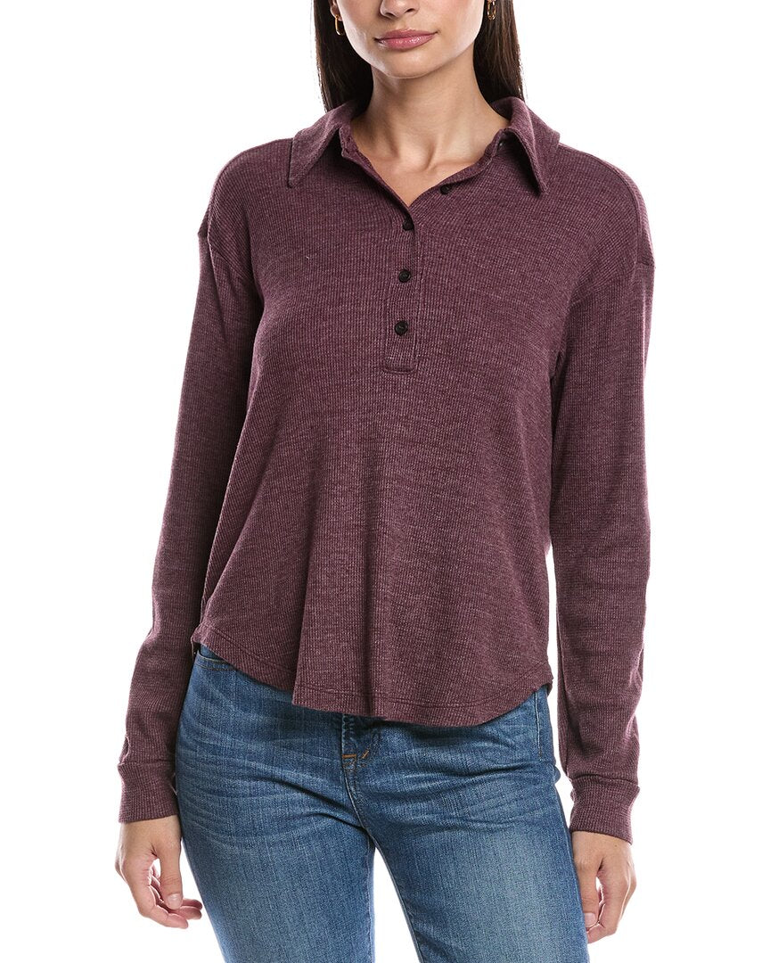 

Майкл Старс Амина Хенли рубашка Michael Stars, коричневый