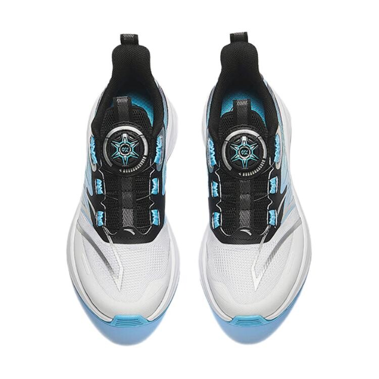 Кроссовки для бега Rogue Wave Lite 2.0 Kids для начальной школы Antakids, цвет White/Black/Cyan Blue — фото 3