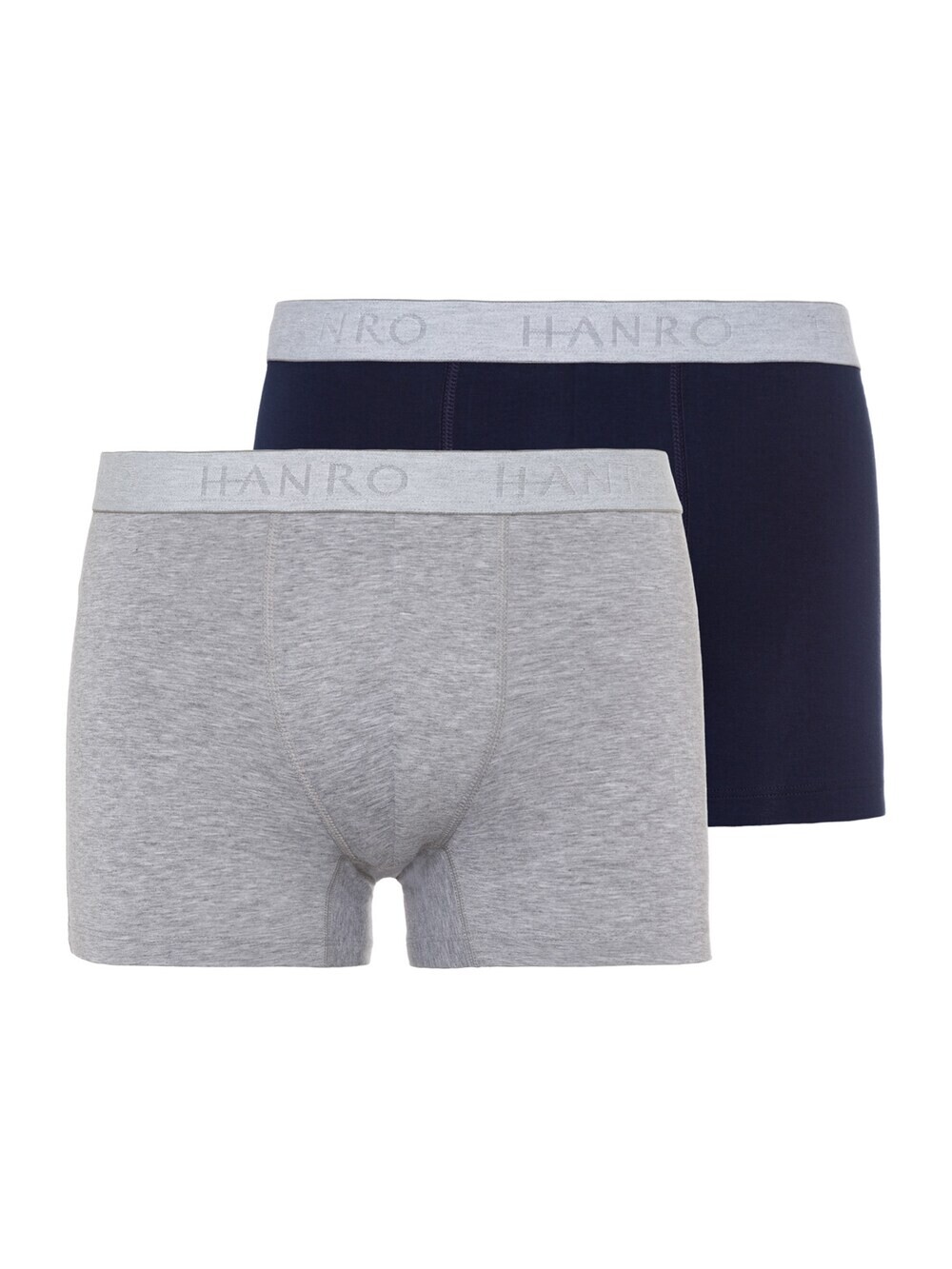 

Трусы боксеры Hanro Cotton Essentials, темно-синий/пестрый серый
