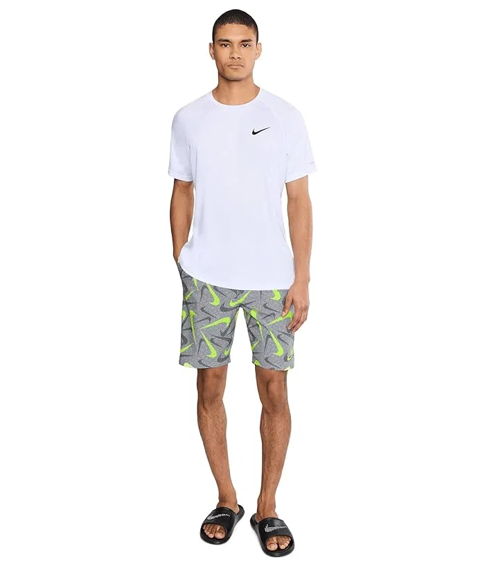 Плавательная футболка Nike Swim Essential Short Sleeve Hydroguard, White — фото 2