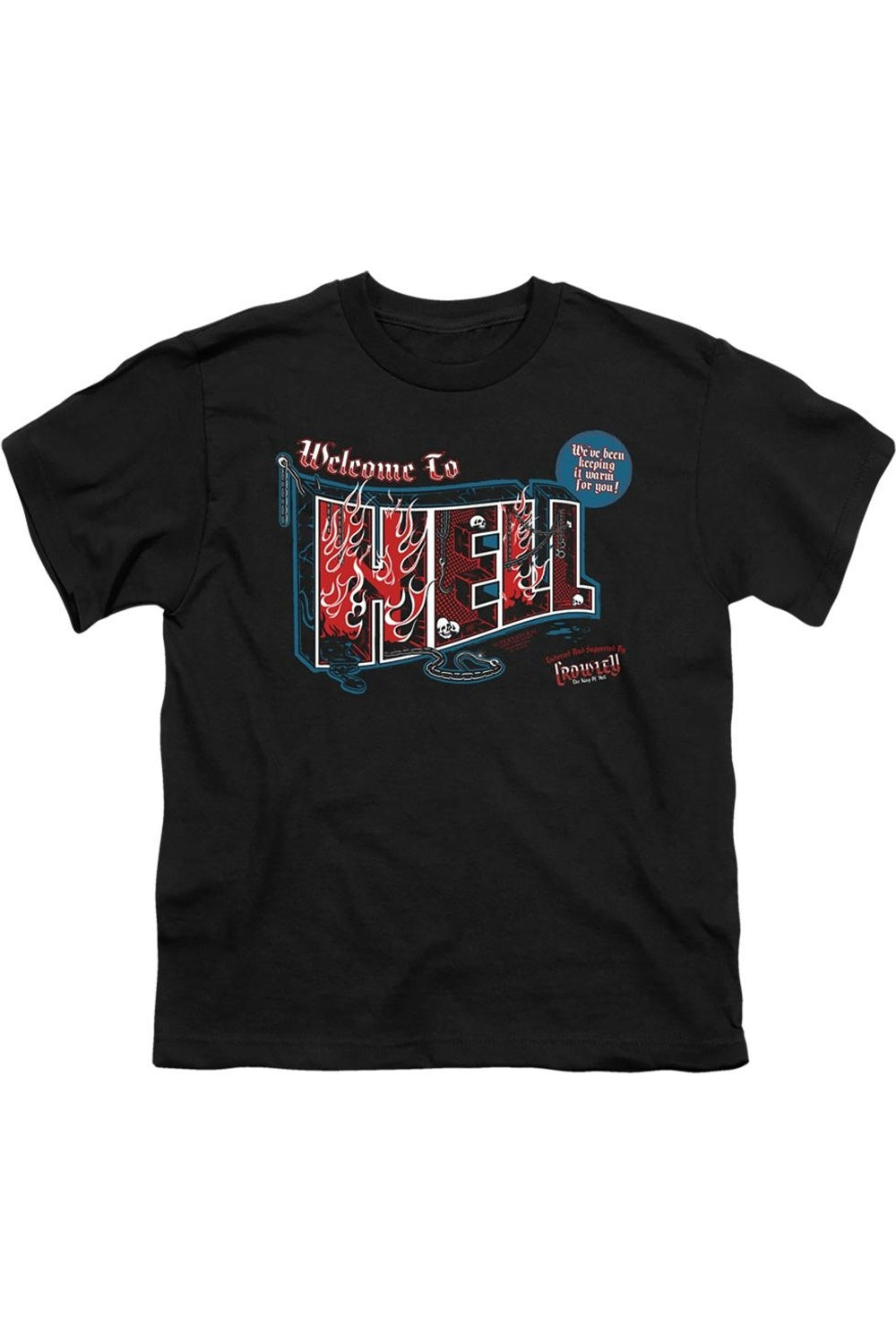 

Футболка с коротким рукавом для подростков "Supernatural Welcome" Gildan, черный