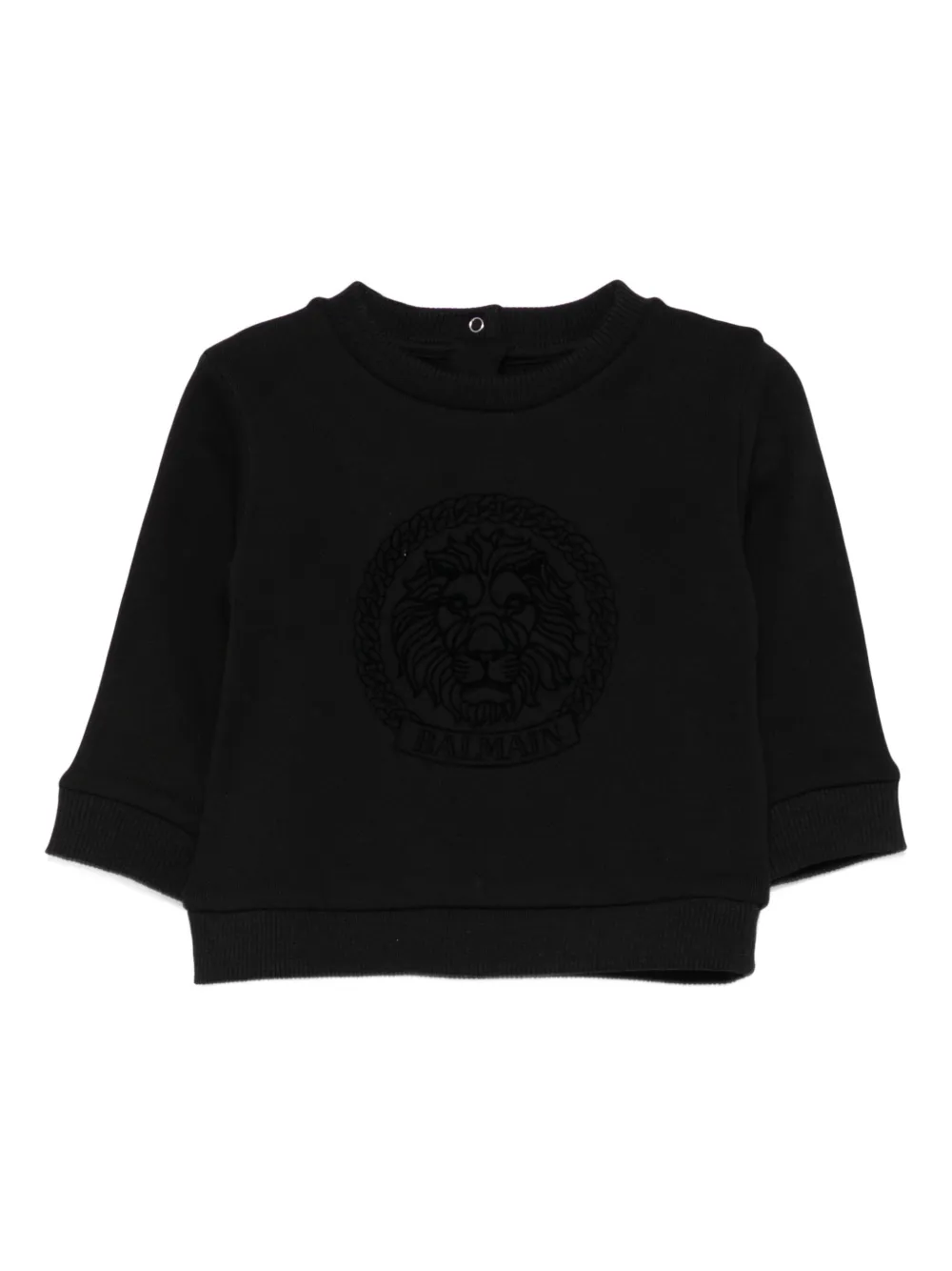 

Декорированная толстовка Balmain Kids, черный