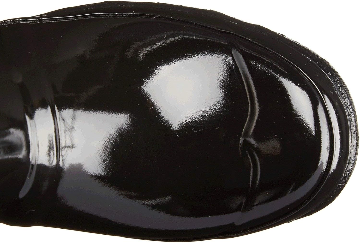 Оригинальные детские резиновые сапоги Hunter Kids Gloss (малыши/большие дети), черный — фото 2