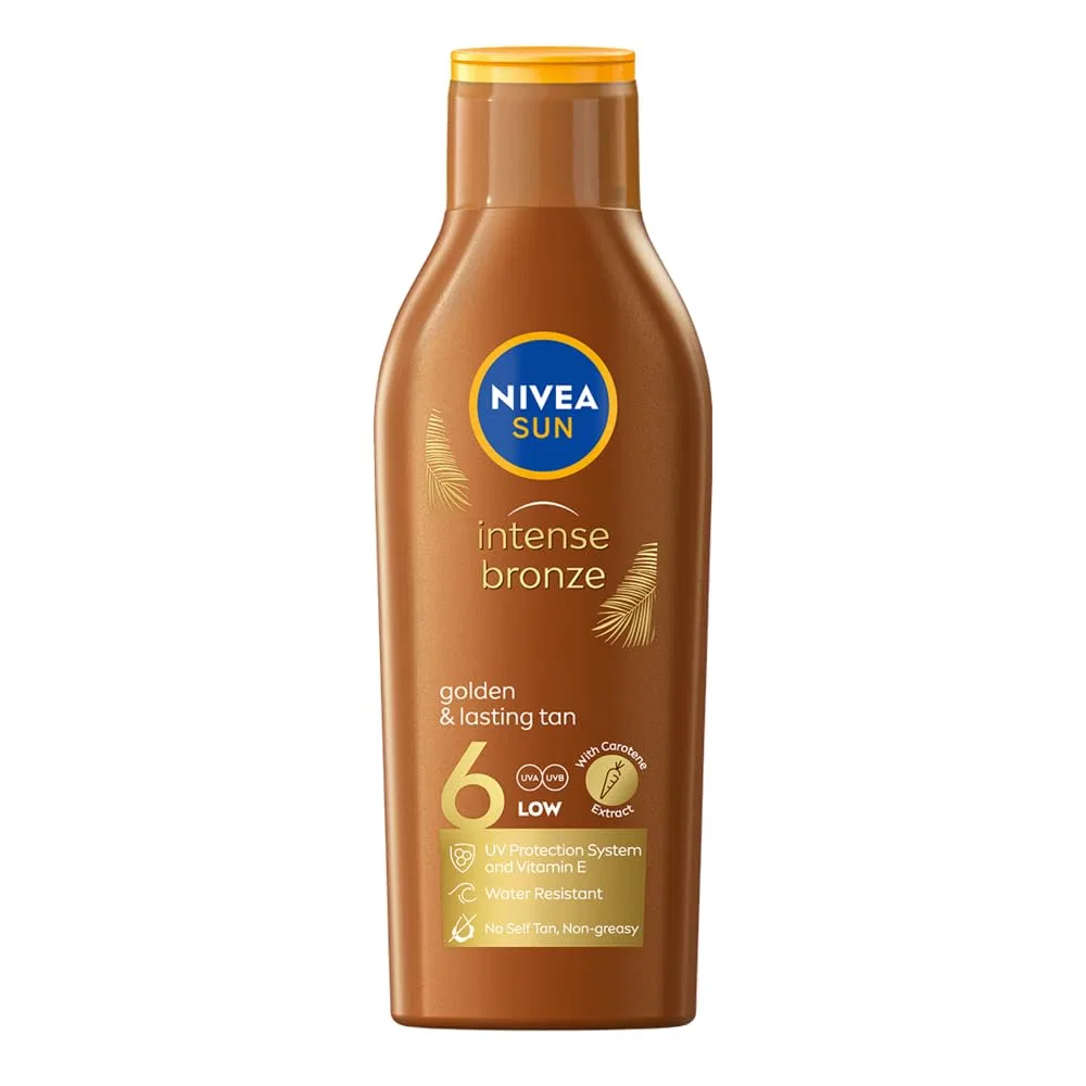 Солнцезащитный лосьон для интенсивного загара «Intense Bronze Carotene» SPF 6 от NIVEA SUN, 200 мл Nivea Sun