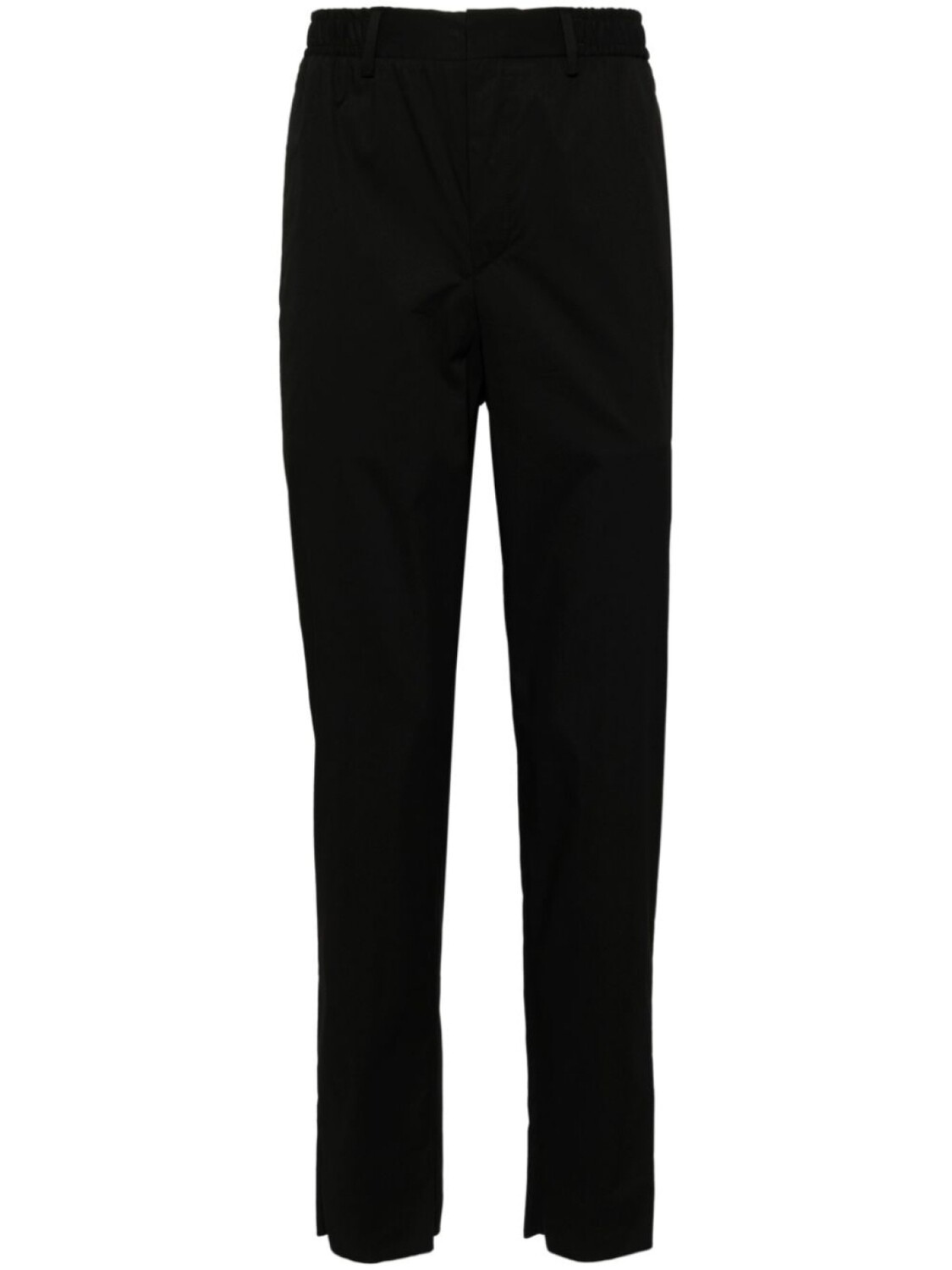 

Corneliani прямые брюки с эластичным поясом, черный