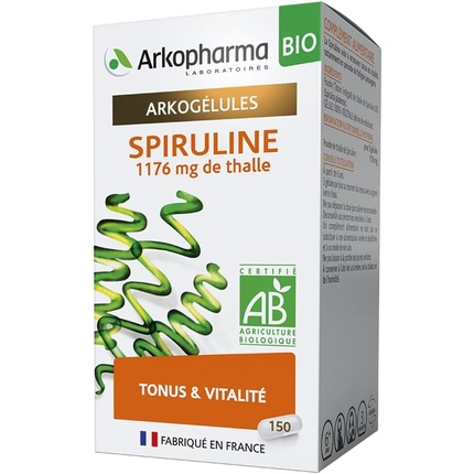 

Капсулы Arko Organic Spirulina 150 капсул Arkopharma