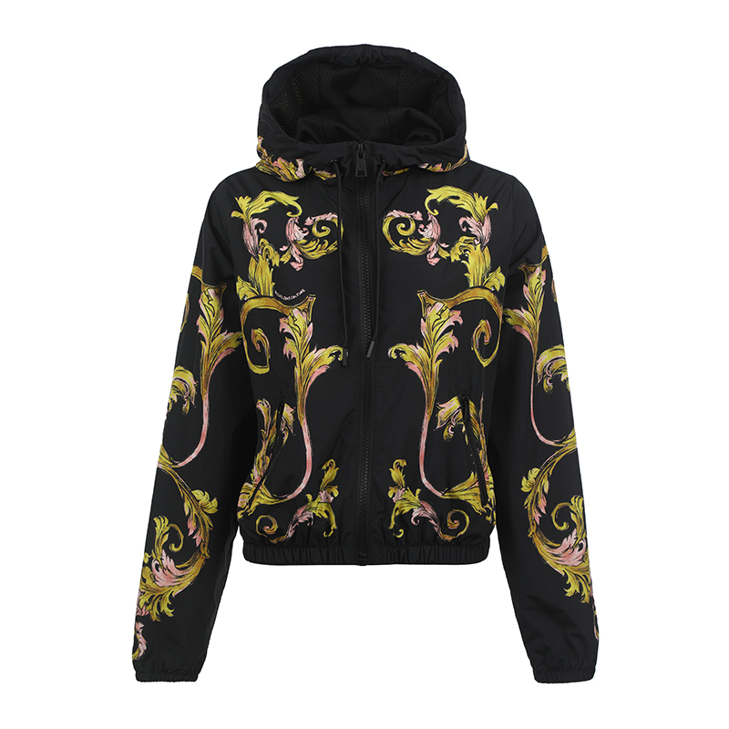 

VERSACE JEANS COUTURE Куртка с принтом барокко, Black