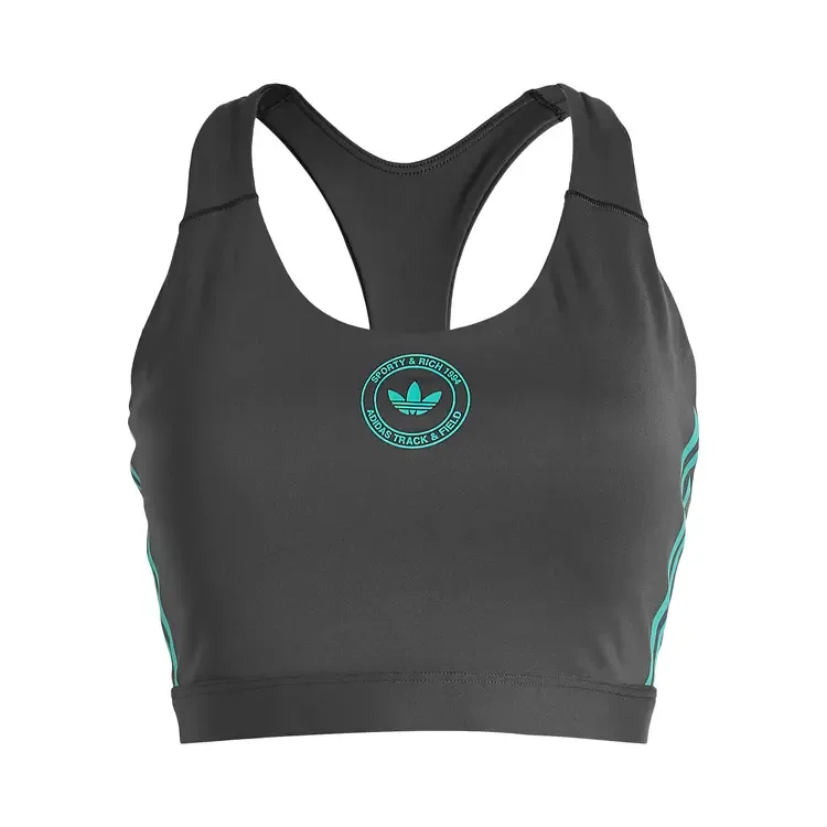 Adidas x Sporty & Rich Bralette 'Carbon', серый
