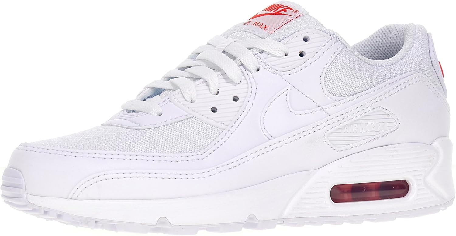 

Мужские кроссовки Nike Air Max 90, White Lt Crimson