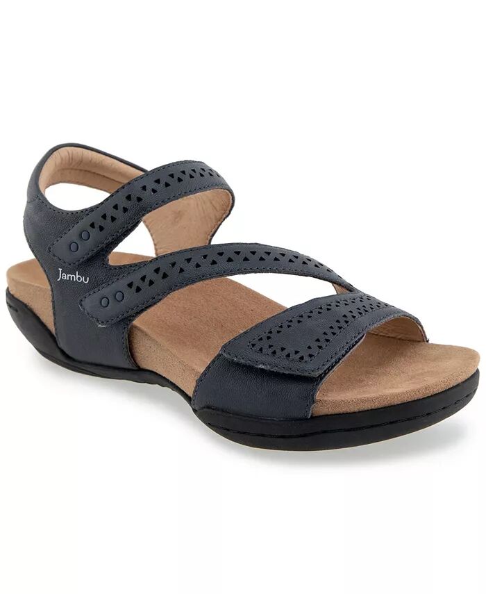 Женские повседневные сандалии Makayla Slip on Flat Jambu, синий