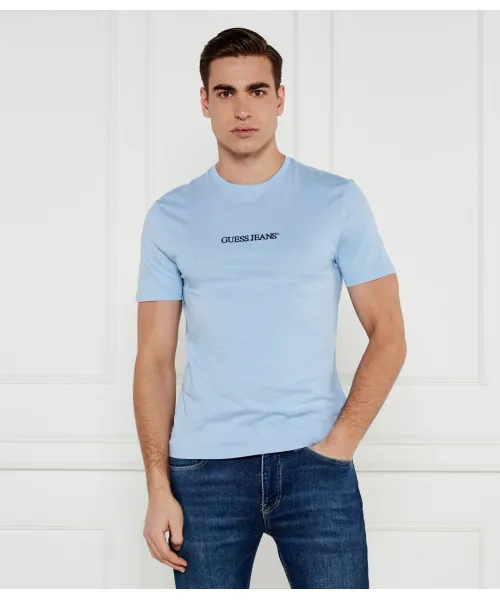 

Футболка Embro Slim fit Guess Jeans, синий