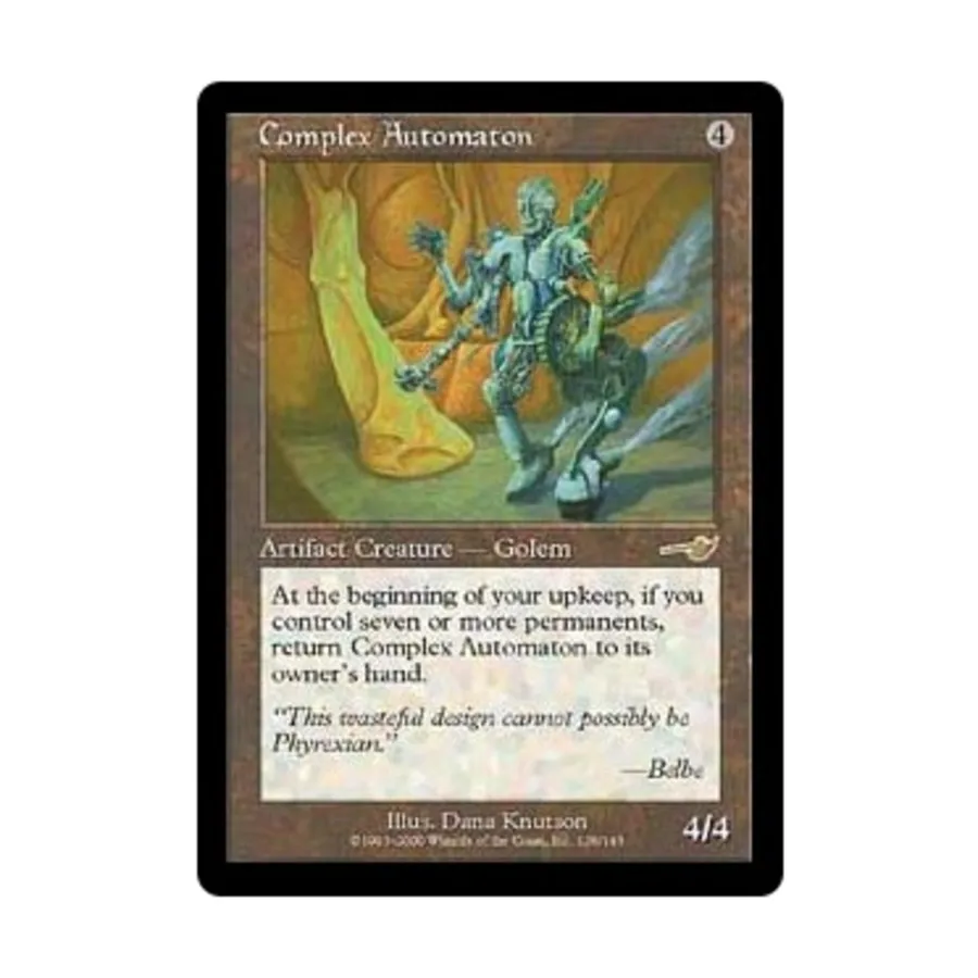 

CCG Сложный автомат (клавиша R), MTG - Nemesis