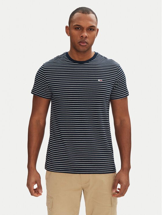 

Облегающая футболка DM0DM20377 Tommy Jeans, синий