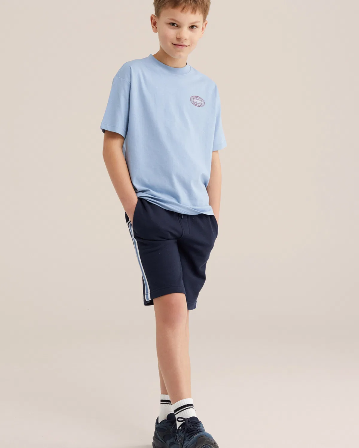 Обычные брюки We Fashion, Blue/Navy — фото 4