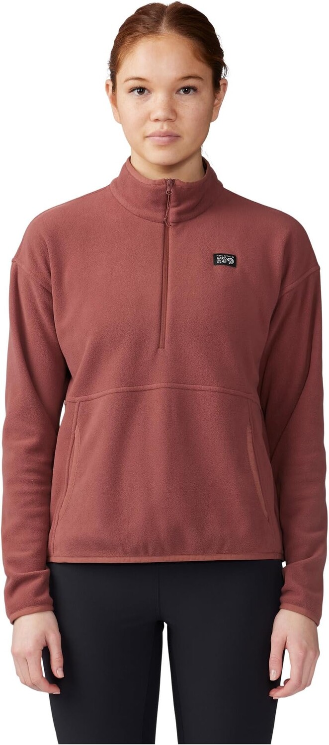 

Пуловер Mountain Hardwear Novelty Microchill Pullover, цвет Clay Earth