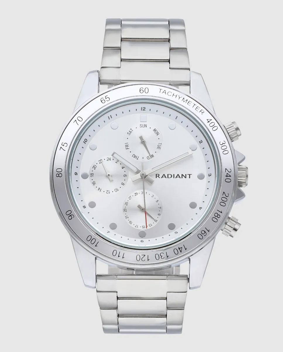 

Мужские часы Canarias RA617705 из стали с серебряным ремешком Radiant, серебряный