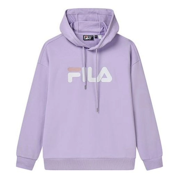 

Толстовка classic logo hoodie 'purple white' Fila, фиолетовый