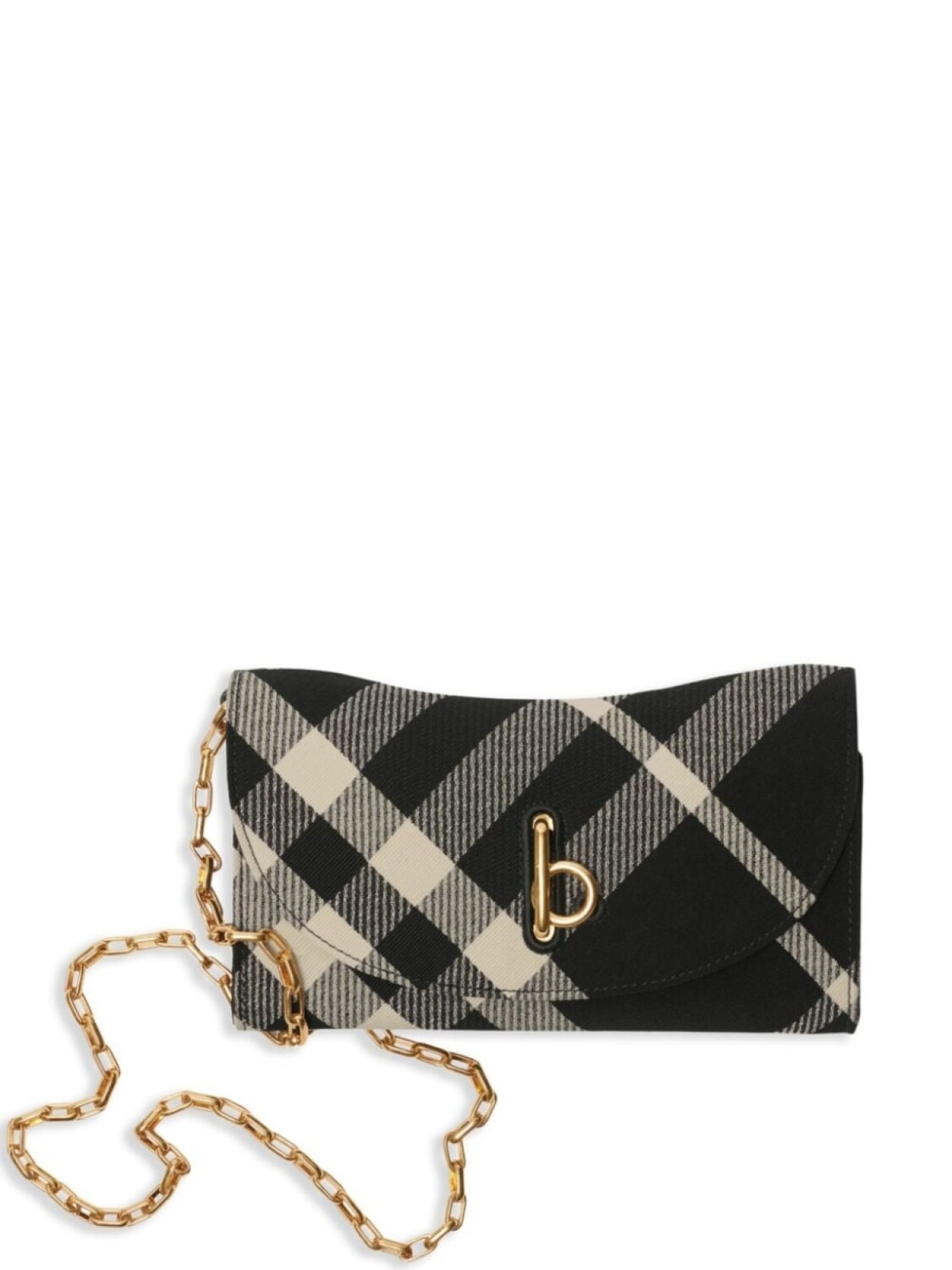 

Burberry кошелек-цепочка «Лошадь-качалка», черный