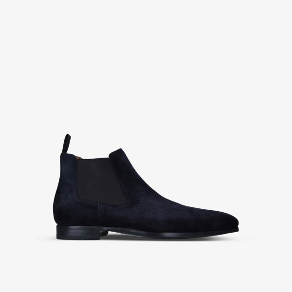 

Замшевые ботинки челси Shaw Magnanni, темно-синий