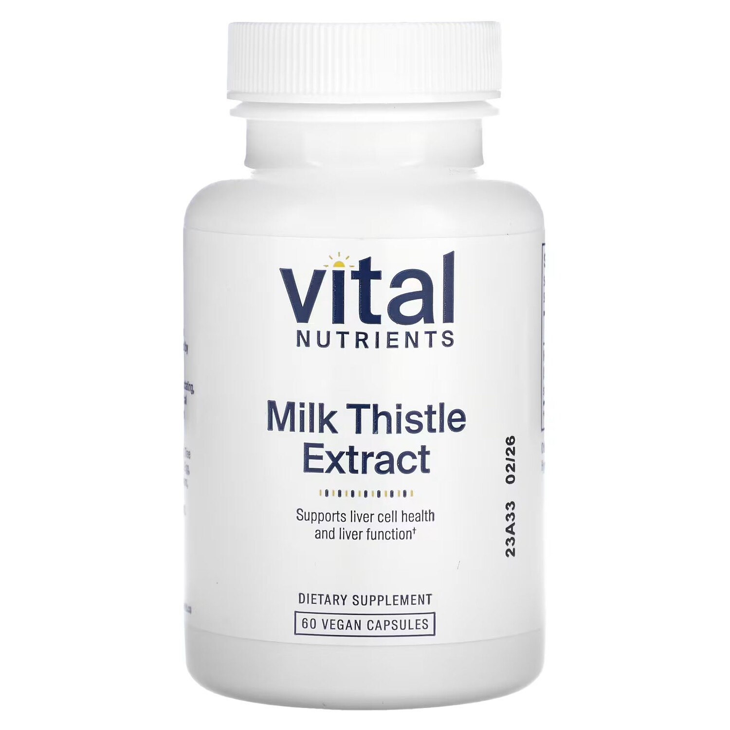 

Экстракт расторопши, 60 веганских капсул Vital Nutrients