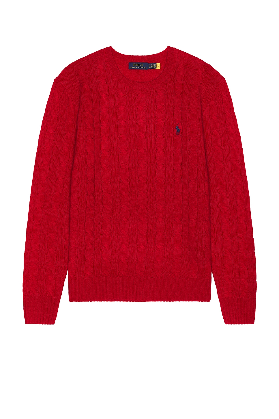 

Пуловер с длинным рукавом Polo Ralph Lauren, красный