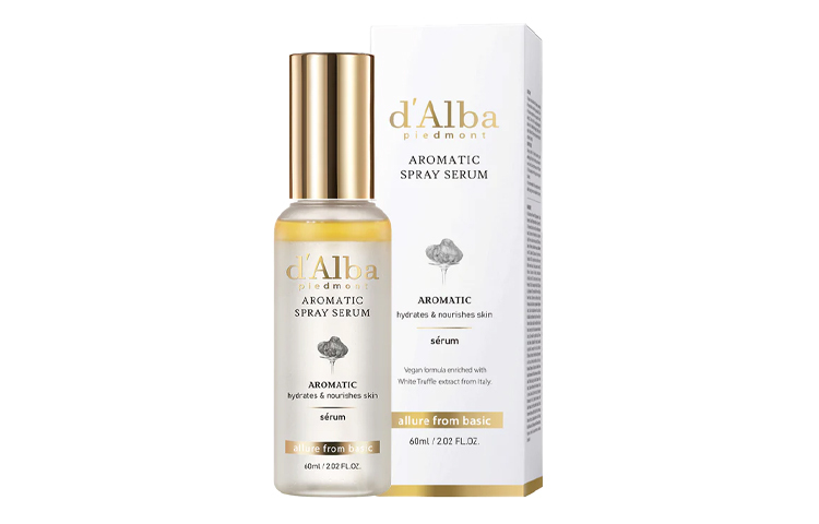 

D'Alba Белый трюфель ароматический базовый спрей-сыворотка air hostess увлажнение и питание 60мл/120мл