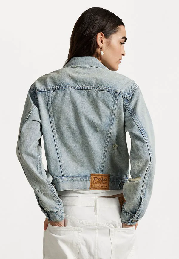 Джинсовая куртка дальнобойщика Polo Ralph Lauren, Cavin Wash — фото 3