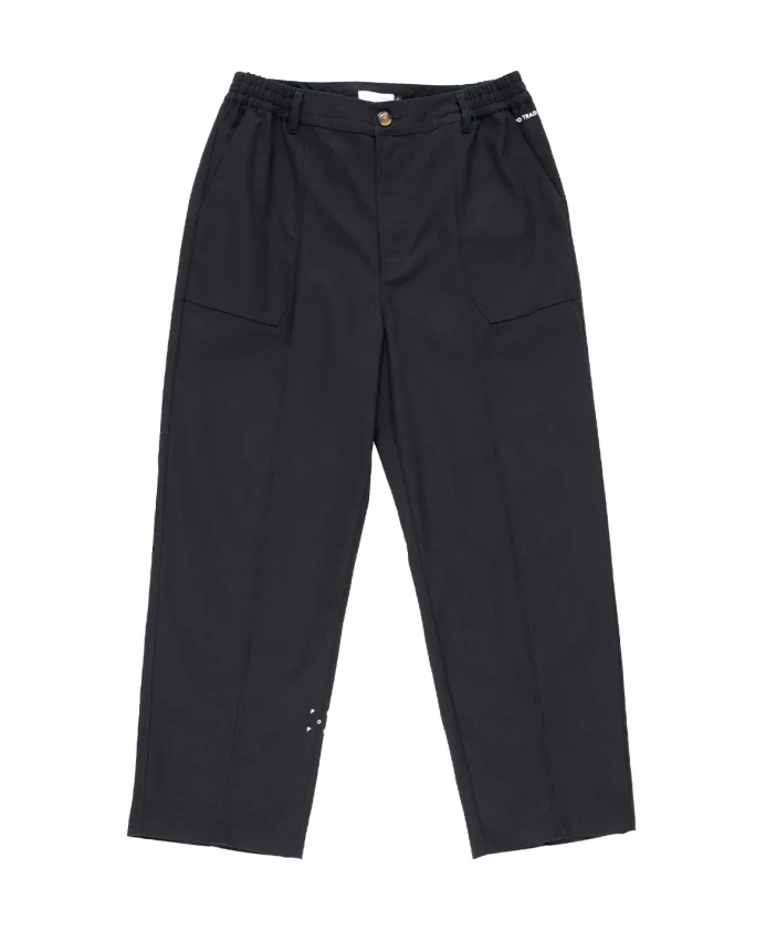 

Черные военные брюки, однотонные, удобные, стильные. Pop Trading Company, черный