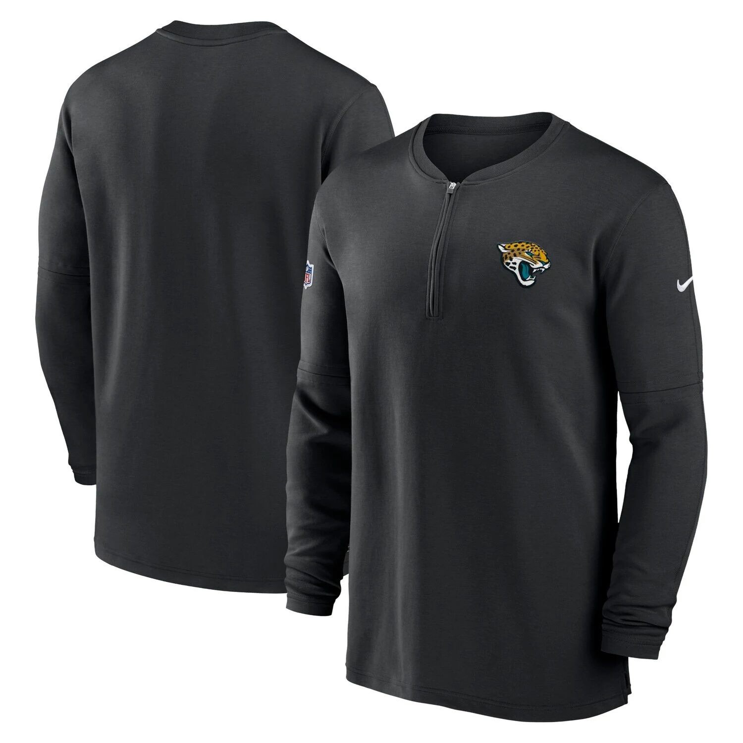 

Мужская черная футболка Jacksonville Jaguars 2023 Sideline Performance с молнией четверть рукава и длинными рукавами Nike, Черный, Мужская черная футболка Jacksonville Jaguars 2023 Sideline Performance с молнией четверть рукава и длинными рукавами Nike