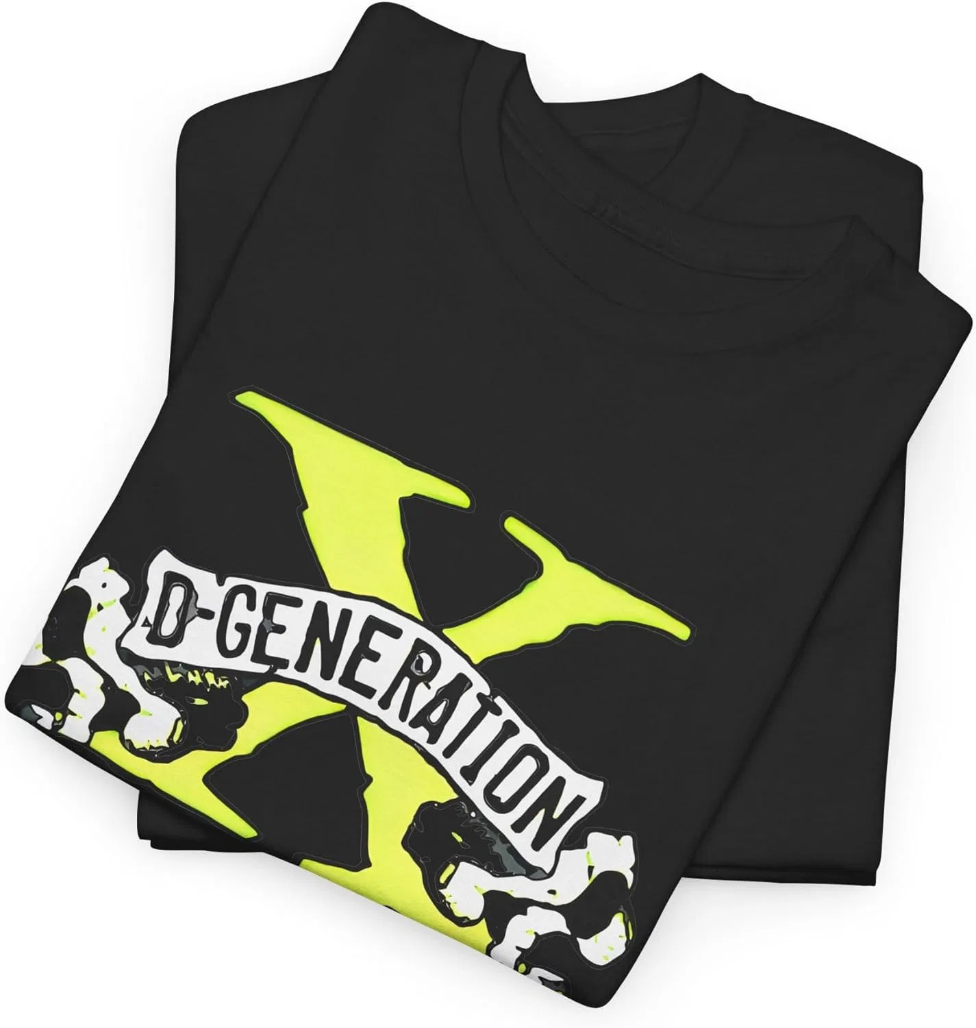 Футболка D-Generation Degneration X Pro Wrestling Fan Unisex Shirt Squared Circle DX Wrestling Short Sleeve Adult T-Fish Gift — фото 2