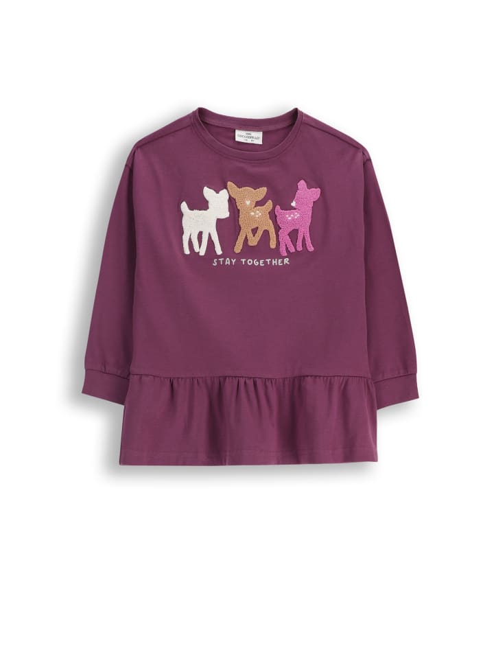 

Рубашка с длинными рукавами фиолетового цвета Coccodrillo