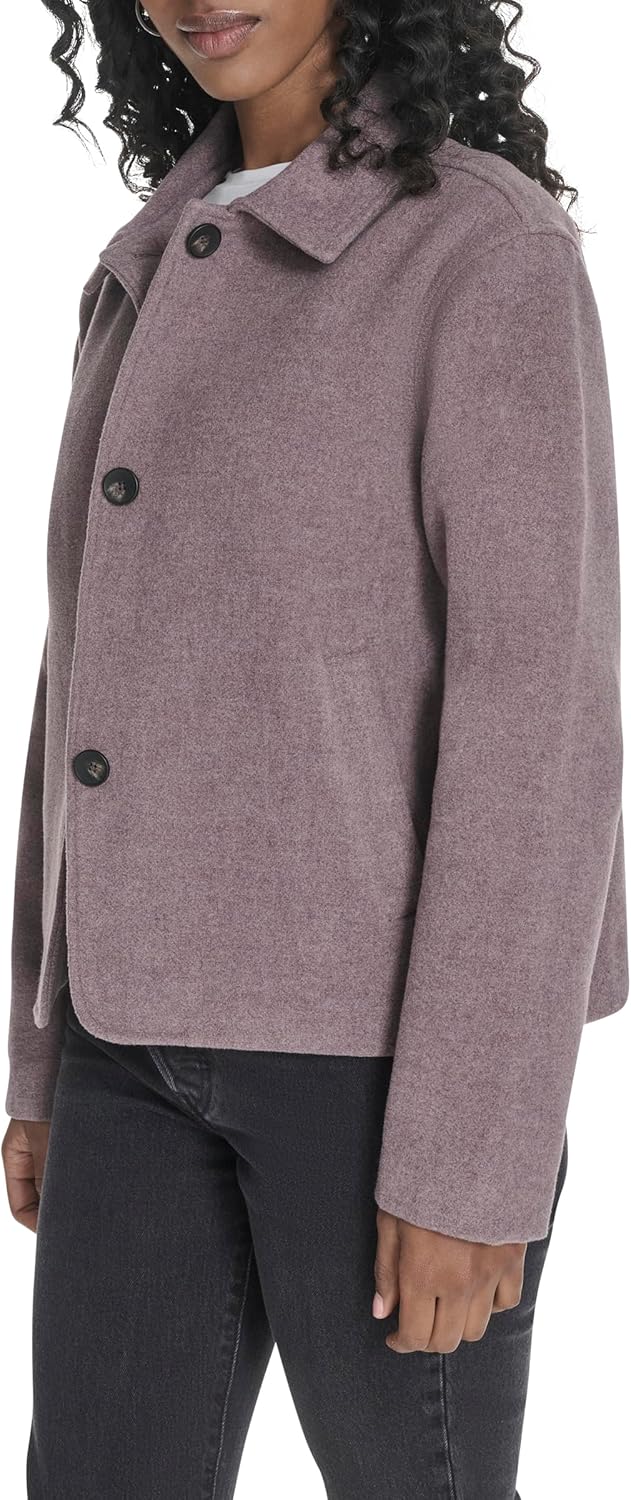 Женская шерстяная куртка Levi's Harper Shortie, New Rose Taupe — фото 3