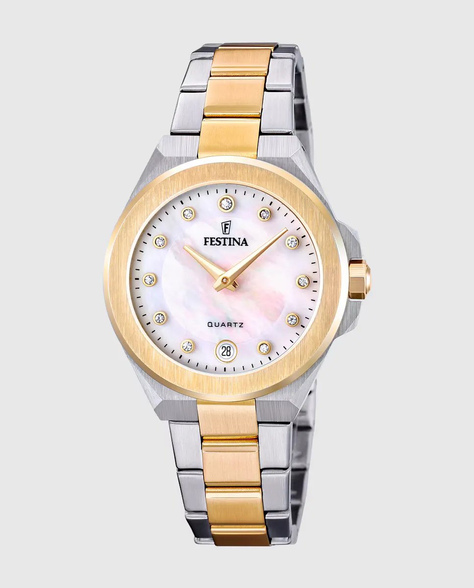 

Женские часы F20702/1 Mademoiselle из двухцветной стали Festina, мультиколор