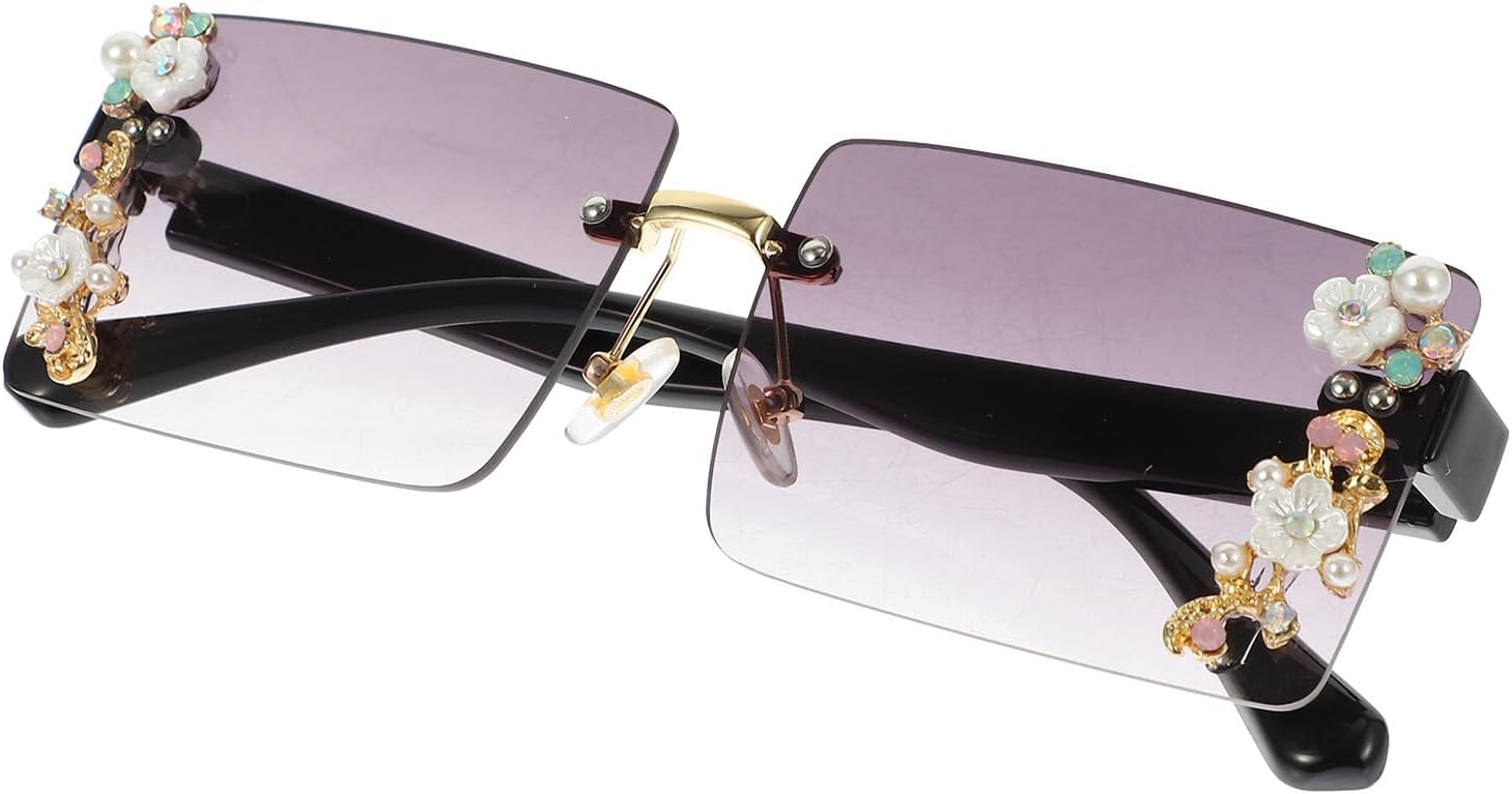 

Солнцезащитные очки NOLITOY со стразами для женщин, декоративные очки в черной градиентной оправе, модные очки для вечеринок и танцев, аксессуары для уличного стиля, Black