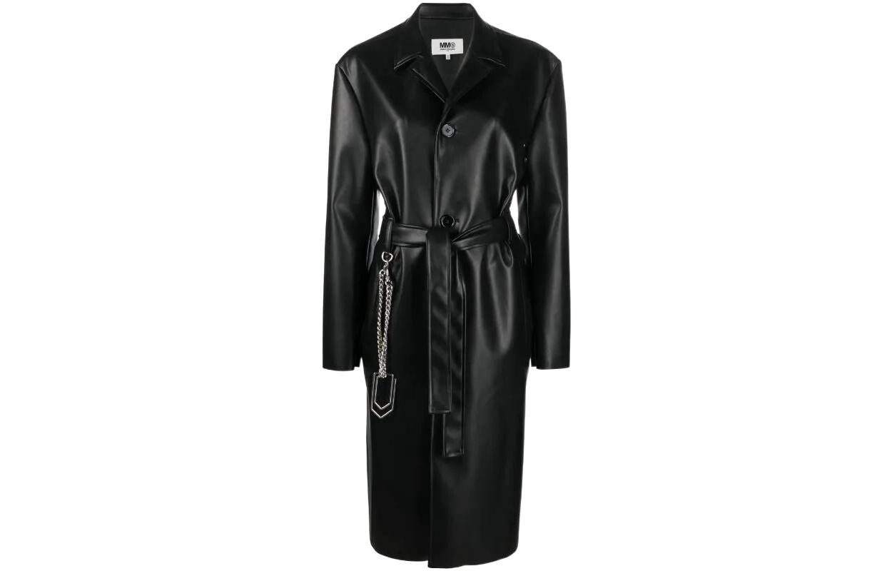 

Пальто женское черное Mm6 Maison Margiela
