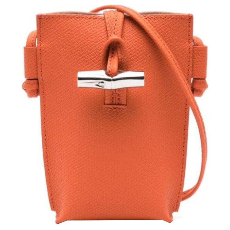 

LONGCHAMP Кожаный чехол для телефона Roseau