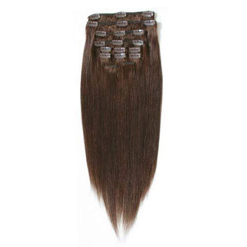 

Накладные волосы fashiongirl clip-in extensions #60 platinblond - 65 cm Fashiongirl, #4 schokoladenbraun - 40 cm, количество 1 шт.