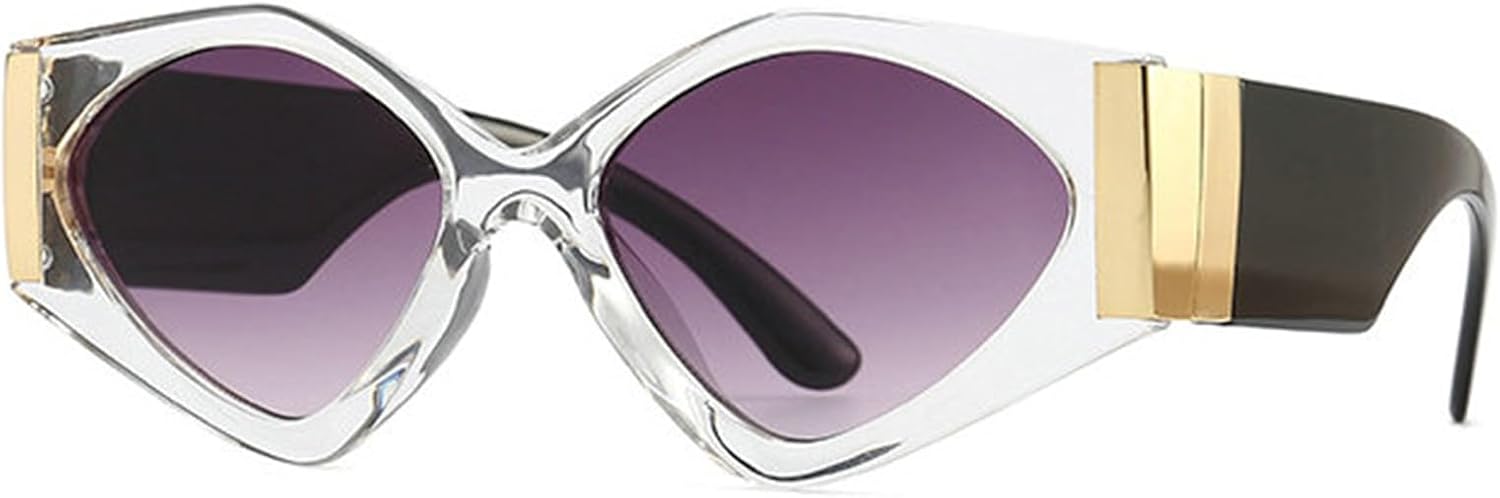 

Солнцезащитные очки Helena Fashion в форме «кошачьих глаз» неправильной формы для женщин, ретро-стиль, модные солнцезащитные очки в стиле панк, дорожные очки с защитой UV400, C2