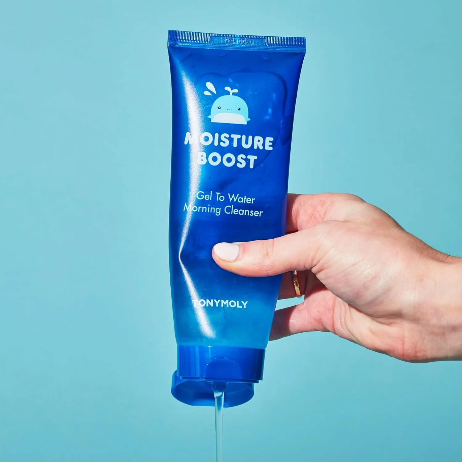 Гель для умывания TONYMOLY — Увлажняющий Moisture Boost Gel To Water Morning Cleanser, ., BLUE, 170 мл — фото 2