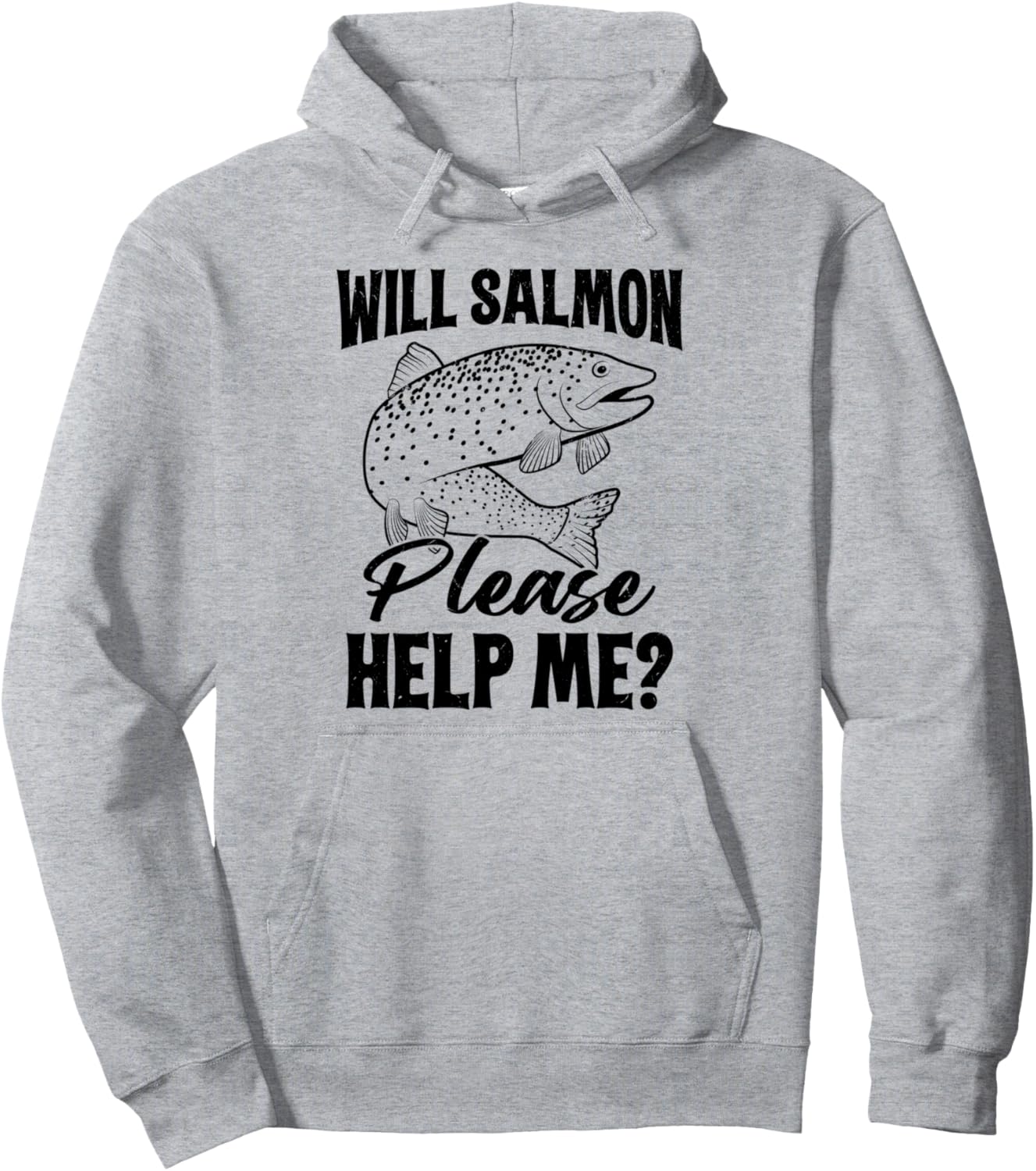 

Забавная толстовка с надписью Рыбак, ловец рыбы, шутка про рыбака Fish Joke Design, серый